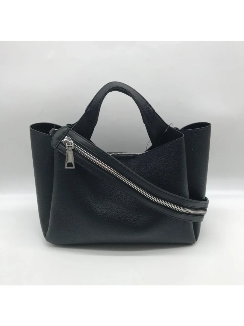 DKNY Black Top Handle Willa Satchel